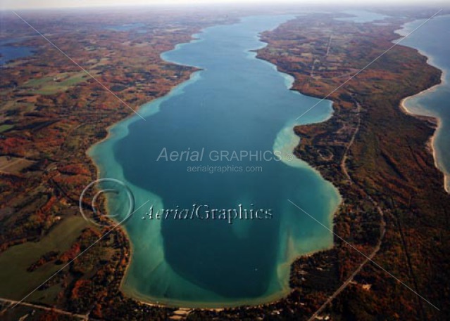 Torch Lake (Looking South) in Antrim County, Michigan